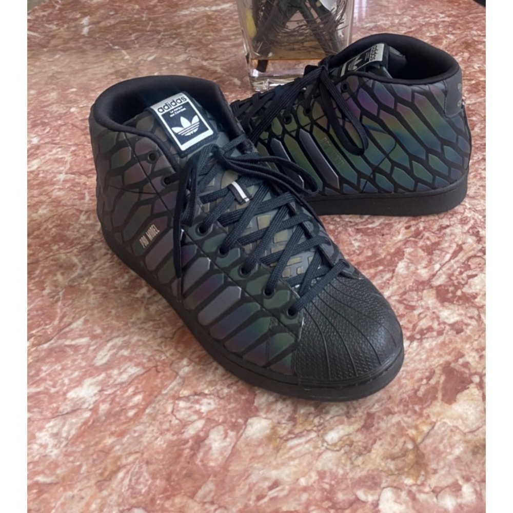 NEW ADIDAS PRO MODEL XENO REFLECTIVE MEN'S HI-TOP SHOES‎ Q16534 SIZE 11.5, $499